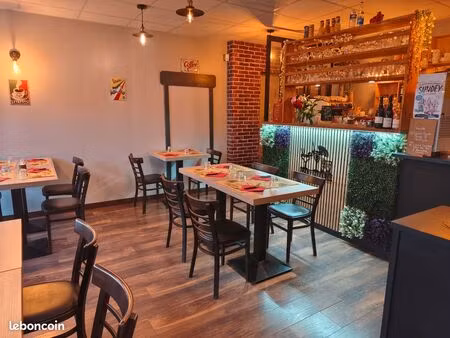 fond de commerce restaurant  pizzeria  restauration rapide 125m2