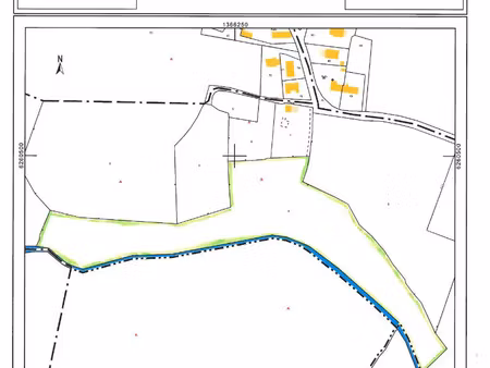vente terrain 24525 m² les touches (44390)