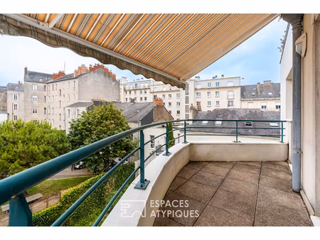 nantes bon-port : t4 contemporain clé en main avec terrasse exposée sud-est