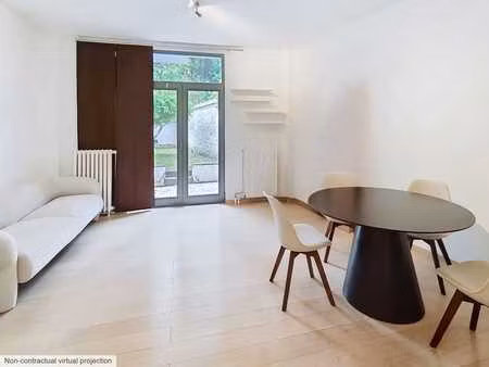 vdk appartement 1 ch jardin+ ch de bonne