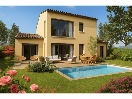 terrain avec maison neuve à vendre