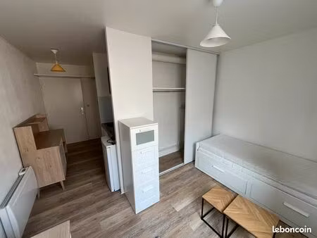 studio meublé rouen centre  fac pasteur  17m²