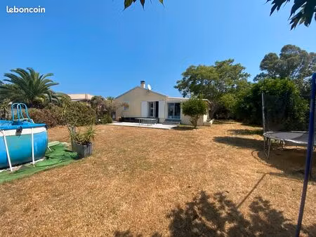 maison plain-pied 100 m2 - 4 chambres- mer à 3 mn