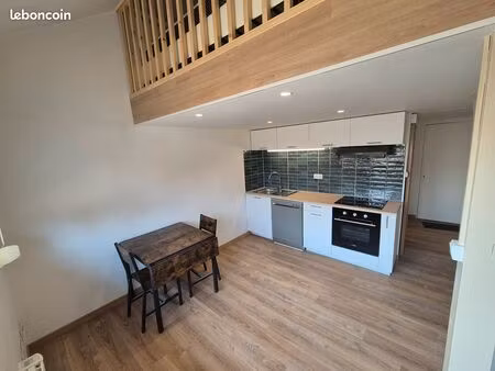 beau f2 meublé mezzanine neuf