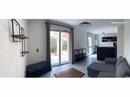 ? appartement t2 meublé de 42 m² avec terrasse  jardin et climatisation – villeneuve-tolos
