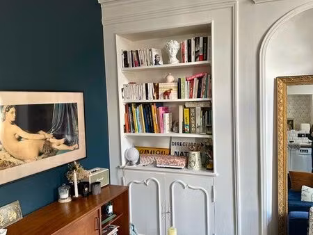 appartement haussmanien t2 44m2 + 2 places de parking quartier jouvenet