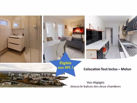location meublée appartement 1 pièce 9 m² à le mée-sur-seine (77350)  440 €