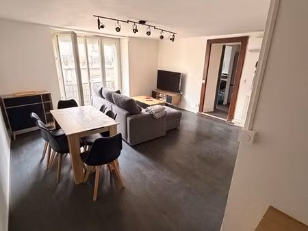 t2 meublé+clim+jardin