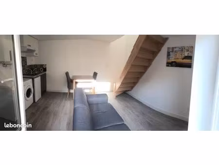 loue maison  2 pièces  meublé proche centre ville