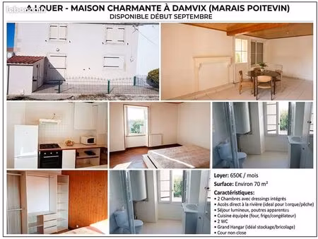 location maison damvix