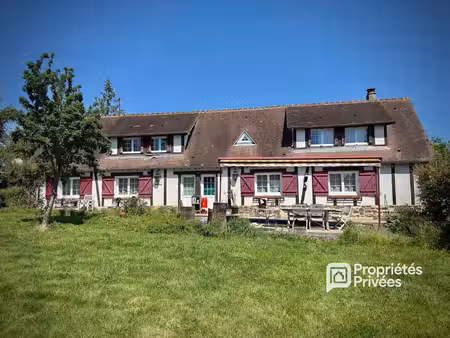 mesnils-sur-iton longère de 160 m²  piscine  dépendances  cadre bucolique - 279 900 hai