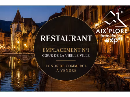 fonds de commerce à vendre annecy