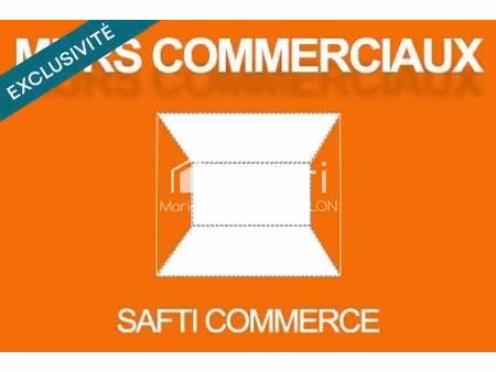 vend murs commerciaux  parfait état  axe passant