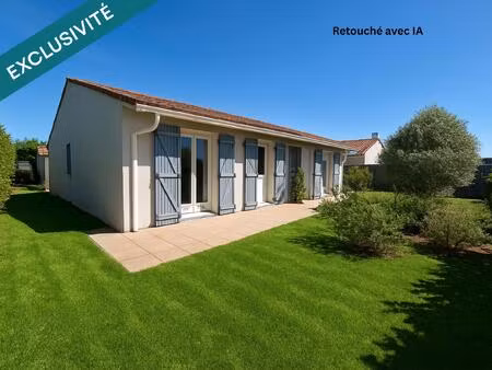 maison plain pied 93m² 5 pièces + dépendance 35m² 2 pièces