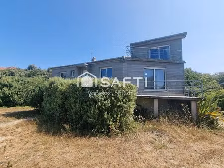 maison 120 m² en première ligne face à la mer à saint-côme-de-fresné
