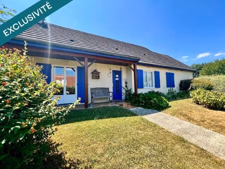 charmante maison de plain pied  3 chambres et son jardin clos de 550 m²