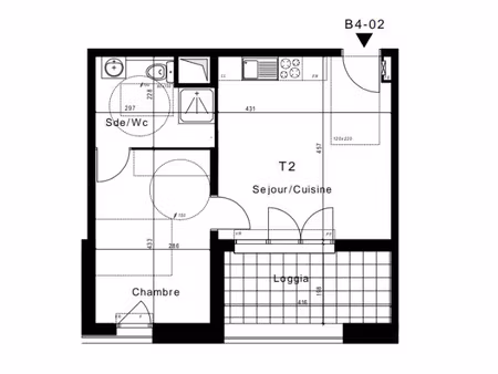 location appartement 1 pièce 37 m² à marseille 2 (13002)
