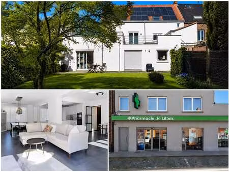 a vendre à lillois: espace commercial et duplex