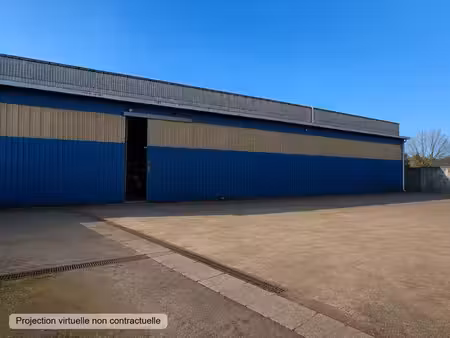 entrepôt de 400 m² avec cour de 600 m²
