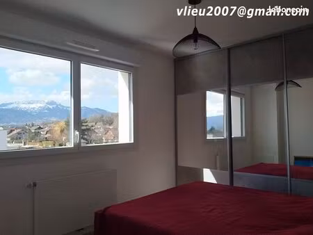 epagny metz-tessy – appartement récent 2 pièces 46m2 meublé
