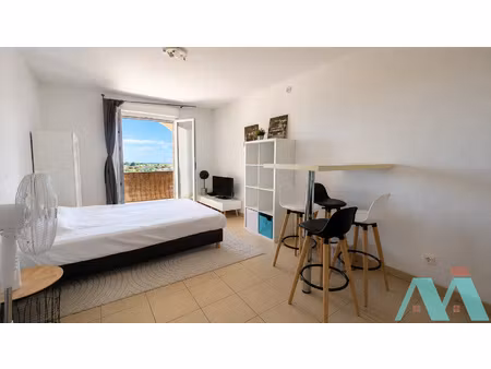 appartement t2 meublé avec vue dégagée  piscine et fort pot