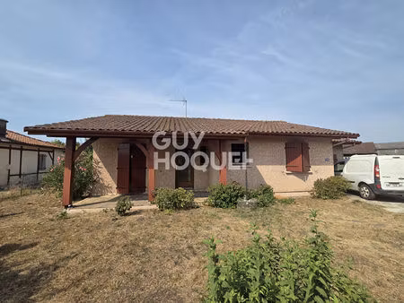 rion-des-landes  maison de plain-pied avec garage et jardin. beau potentiel