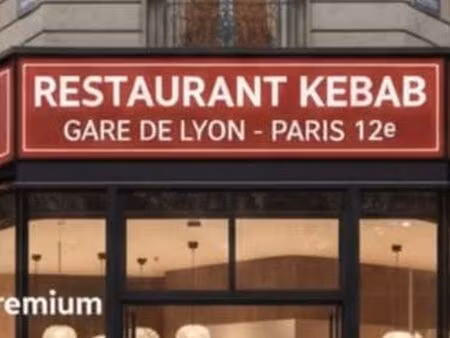 restaurant kebab à vendre