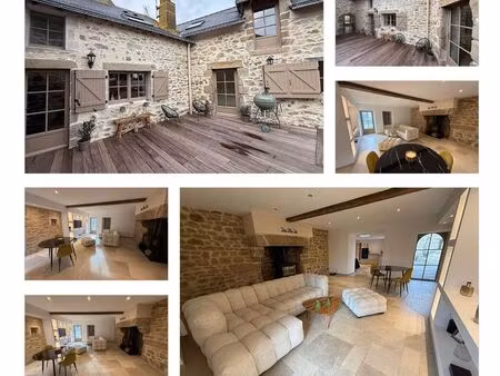 batz-sur-mer – maison en pierres rénovée avec maison d'amis indépendante