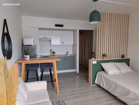 grand studio moderne meublé 36m2 avec balcon