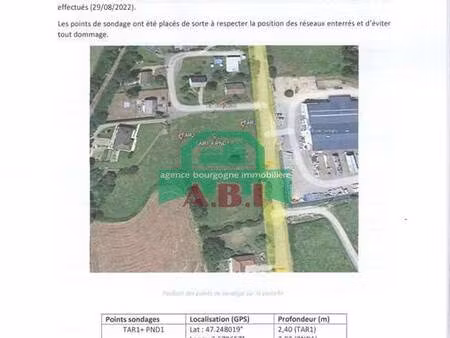 terrain constructible à vendre
