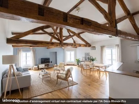 à louer — juziers (78820) — appartement de caractère t4 — 83 m²