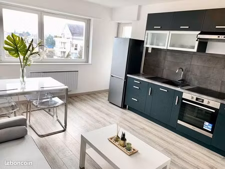 à louer à rixheim - charmant appartement meublé lumineux avec terrasse - 35m2