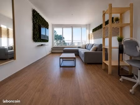 appartement t3 meublé – 2 chambres – parking privé – cave
