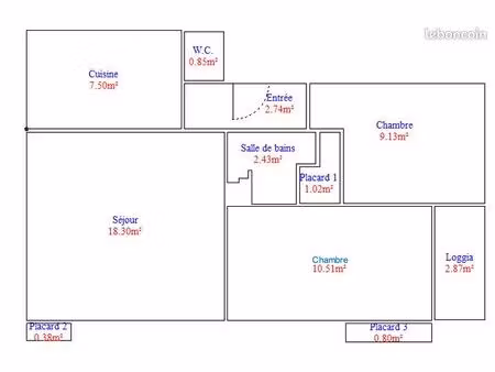 t3 meublé 55 m² – cours fauriel – disponible septembre