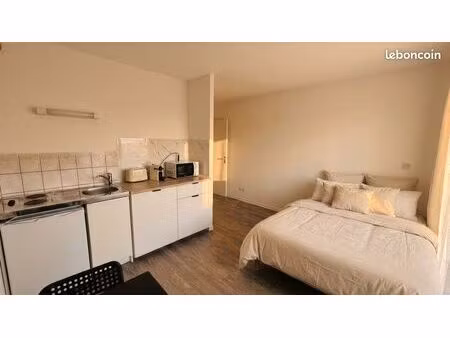 studio meublé de 19 m² avec jardin privatif