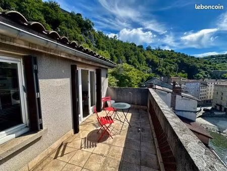 appartement meublé 43 m² avec terrasse plein sud