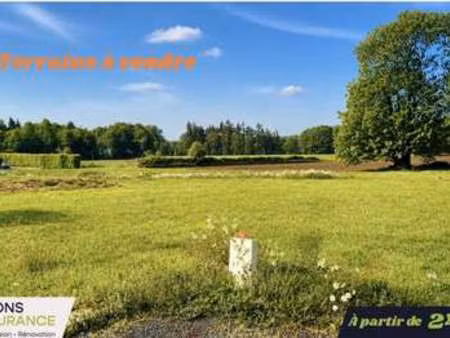 vente terrain à merdrignac (22230) : à vendre / 555m² merdrignac