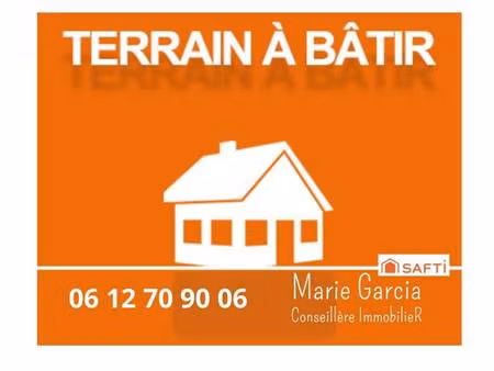 terrain constructible à vendre