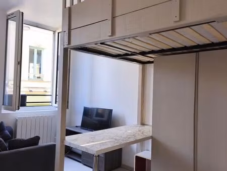 studio meublé de 20 m² entièrement refait à neuf – rue saint-gervais