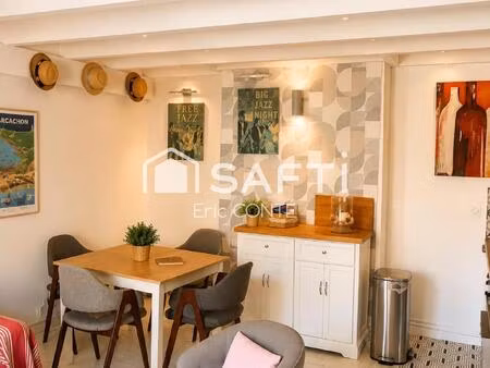 arcachon centre – t2 avec balcon et vue bassin