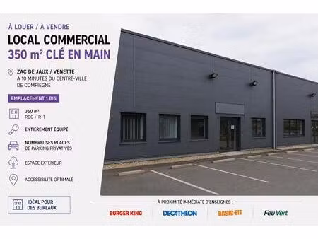 secteur jaux (60) - bureaux / local professionnel vente