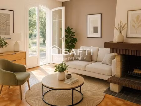 maison t4 sur terrain de 1350m2. au calme et sans à vis...