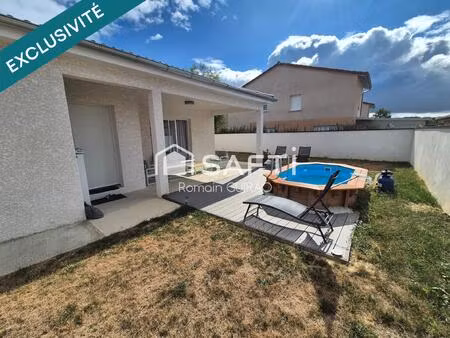 maison 100 m2 sur une parcelle de 500m2