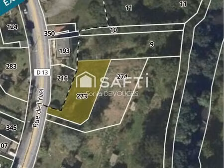 terrain constructible 626 m2