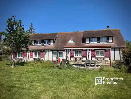 mesnils-sur-iton longère de 160 m²  piscine  dépendances  cadre bucolique - 279 900 hai