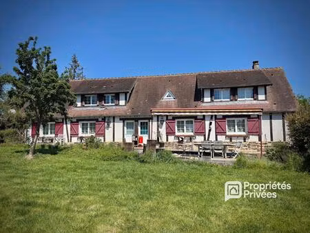 mesnils-sur-iton longère de 160 m²  piscine  dépendances  cadre bucolique - 299 900 hai