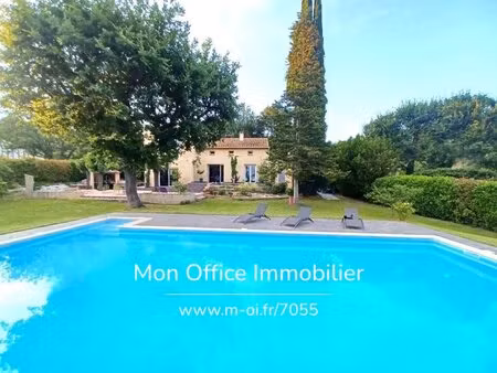 référence : 7055-vcl. - maison aux volumes généreux - piscine calme absolu - 13510...