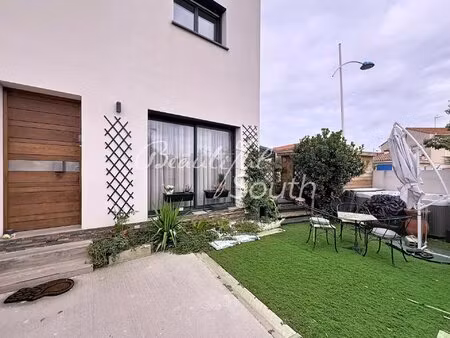 villa contemporaine  canet plage