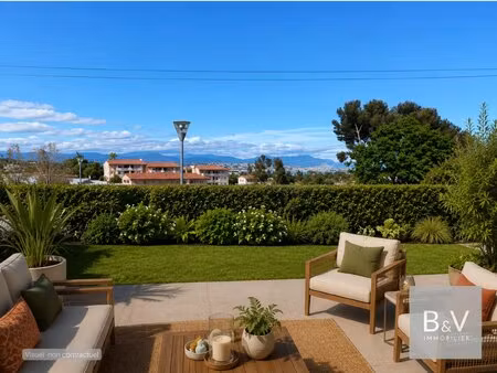 appartement 3 pièces avec jardin de 120 m² et aperçu mer