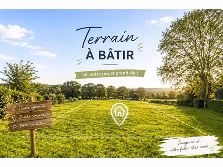 vente terrain 664 m² à les monts d'aunay (14260)  30 000 €